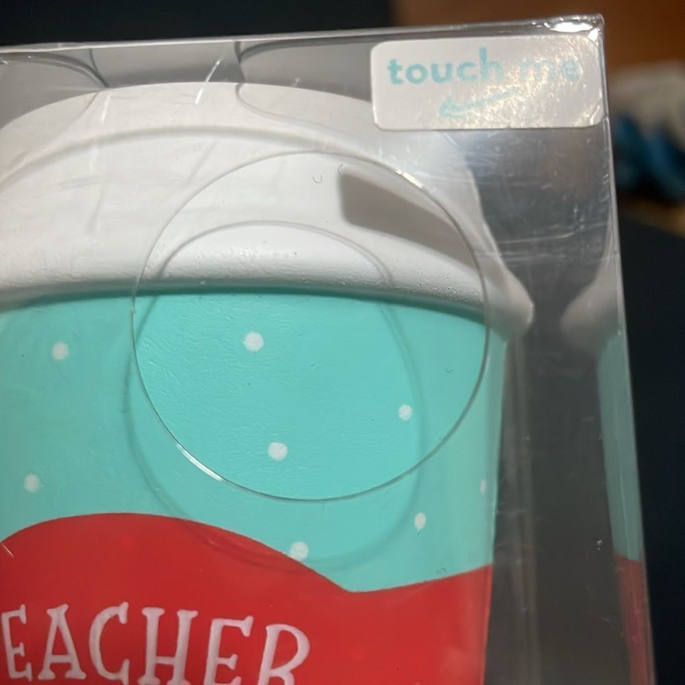 New Eccolo coffee cup espresso latte teacher fuel blue stress ball squeezeball - Picture 9 of 10